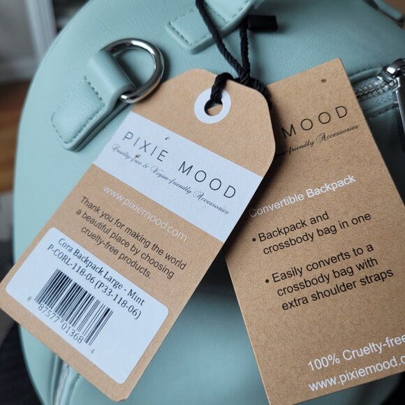 Pixie Mood Cora Backpack Large - Mint - Picture 2 of 4